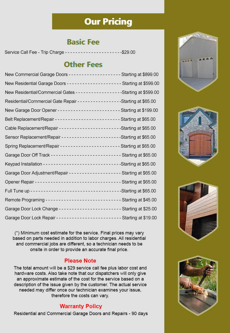 HighTech Garage Doors Channelview, TX 281-667-4029