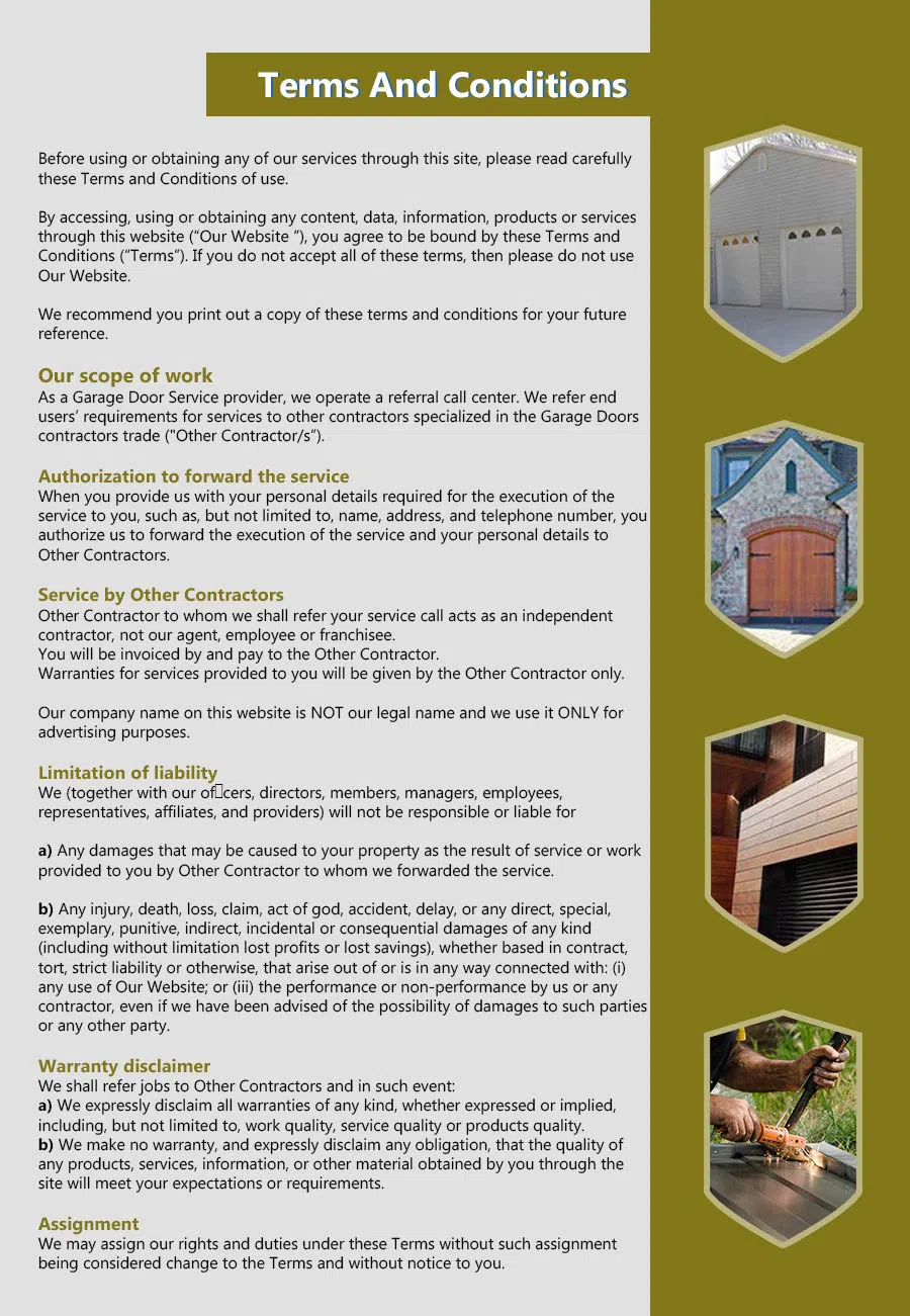 HighTech Garage Doors Channelview, TX 281-667-4029